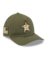 New Era Men's Olive Houston Astros 2026 Armed Forces Day 9TWENTY Adjustable Hat