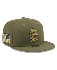 New Era Men's Olive St. Louis Cardinals 2026 Armed Forces Day 59FIFTY Fitted Hat