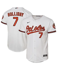 Nike Big Boys and Girls Jackson Holliday White Baltimore Orioles Home Stadium Player Jersey