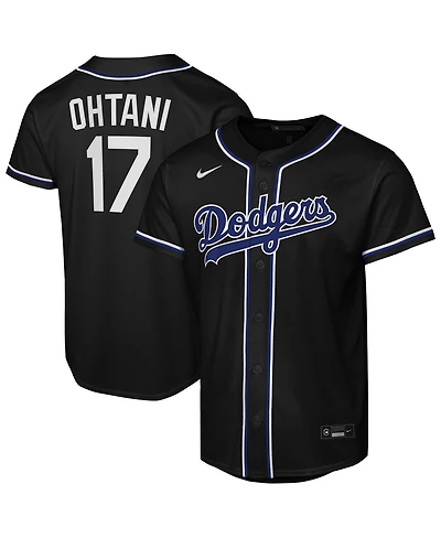 Nike Big Boys and Girls Shohei Ohtani Black Los Angeles Dodgers Fashion Replica Player Jersey