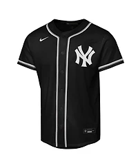 Nike Big Boys and Girls Anthony Volpe Black New York Yankees Fashion Replica Player Jersey
