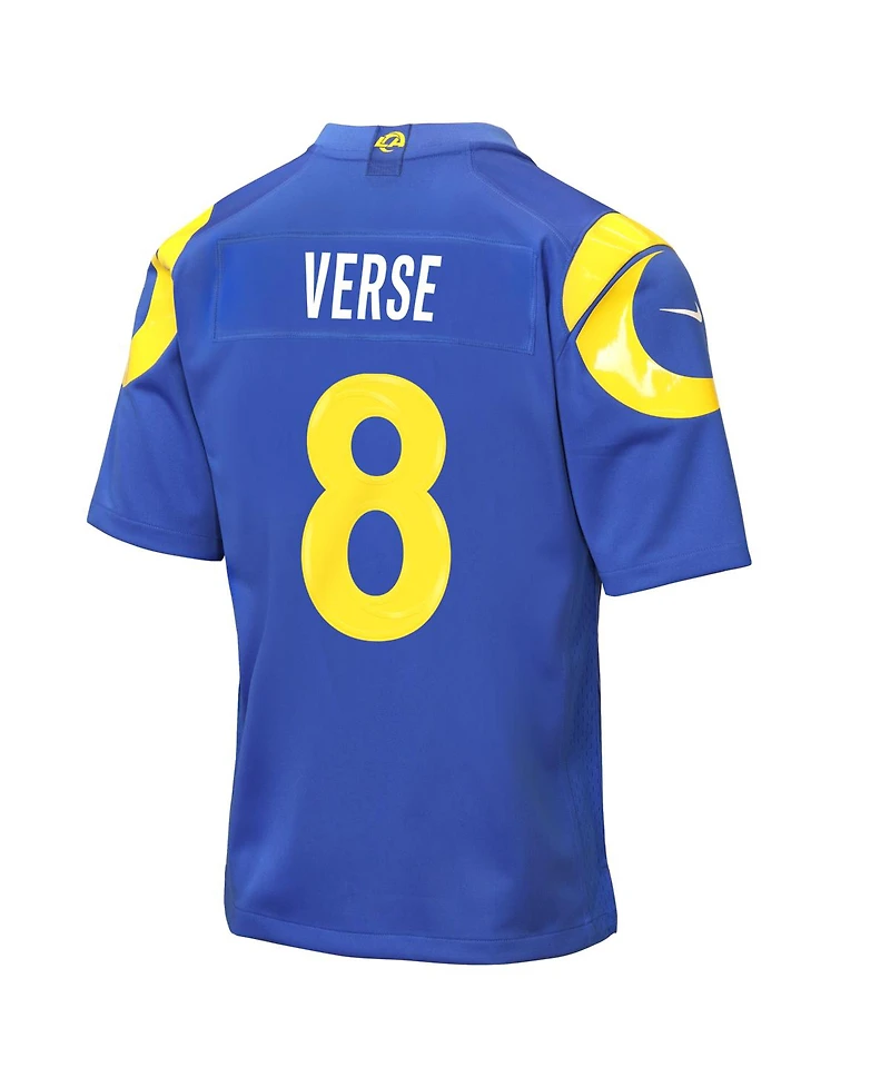 Nike Big Boys and Girls Jared Verse Royal Los Angeles Rams Game Jersey