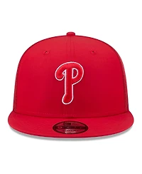 New Era Men's Red Philadelphia Phillies 2026 Batting Practice 9FIFTY Snapback Hat