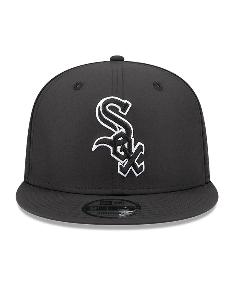 New Era Men's Black Chicago White Sox 2026 Batting Practice 9FIFTY Snapback Hat