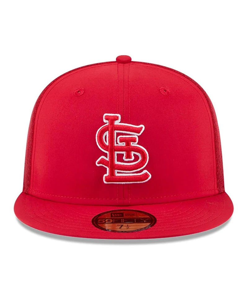 New Era Men's Red St. Louis Cardinals 2026 Batting Practice 59FIFTY Fitted Hat