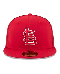 New Era Men's Red St. Louis Cardinals 2026 Batting Practice 59FIFTY Fitted Hat