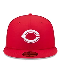 New Era Men's Red Cincinnati Reds 2026 Batting Practice 59FIFTY Fitted Hat
