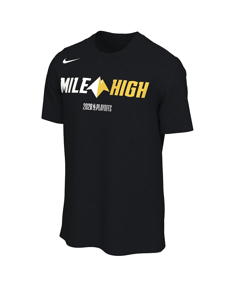 Nike Men's and Women's Black Denver Nuggets 2026 Nba Playoffs Mantra T-Shirt