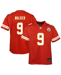 Nike Big Boys and Girls Kenneth Walker Iii Red Kansas City Chiefs Game Jersey
