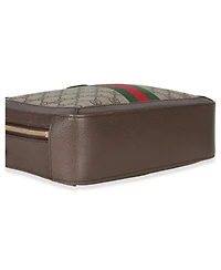 Pre-Owned Gucci Gg Supreme Small Ophidia Web Top Handle