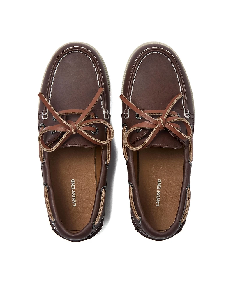 Lands' End Little Girls Seaport Classic Boat Shoes