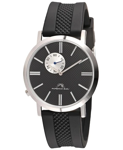Porsamo Bleu Men's Bennett Silicone Band Watch 1461BBER