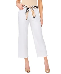 CeCe Women's Straight Leg Cropped Pants