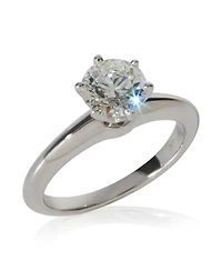 Pre-Owned Tiffany & Co 0.97 ct Round Brilliant Diamond Engagement Ring