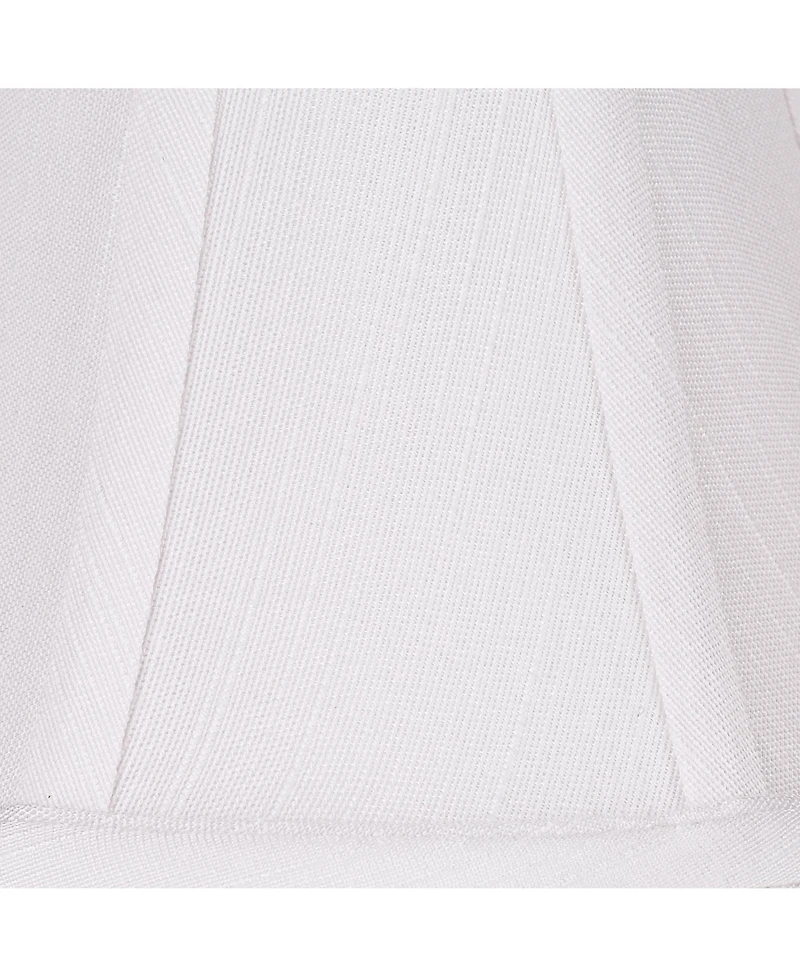 Springcrest Imperial Shade Set of 2 Empire Lamp Shades Fabric Small 3" Top x 6" Bottom x 5" High Candelabra Clip-On Fitting