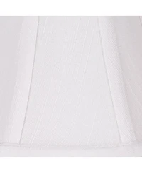 Springcrest Imperial Shade Set of 2 Empire Lamp Shades Fabric Small 3" Top x 6" Bottom x 5" High Candelabra Clip-On Fitting