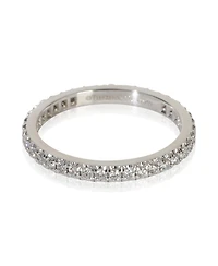 Pre-Owned Tiffany & Co Platinum Diamond Soleste Band