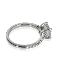 Pre-Owned Tiffany & Co 0.99 ct Princess Diamond Novo Engagement Ring