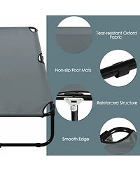 Gouun Folding Elevated Camping Cot for Sleeping, Hiking and Travel