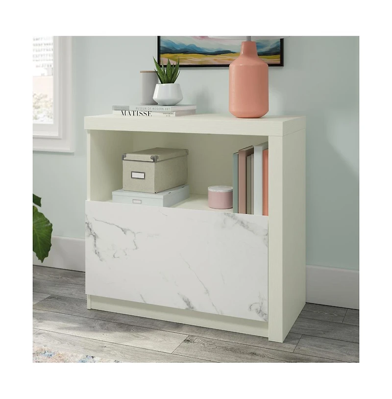 Sauder Hudson Court File Cabinet, Pearl Oak finish