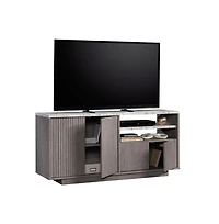 Sauder East Rock Credenza, For TVs up to 65", Ashen Oak finish