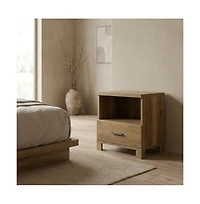 Sauder Rosedale Ranch Night Stand, Timber Oak finish