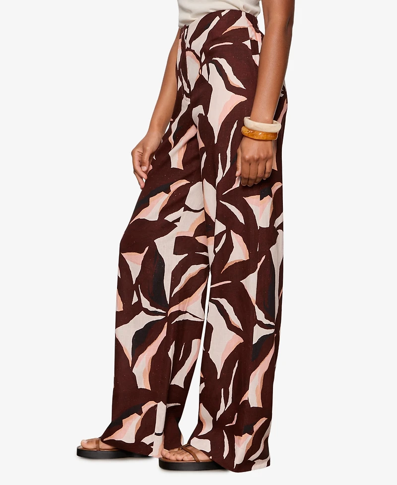 Sanctuary Women's Best Time Printed Mid-Rise Pants
