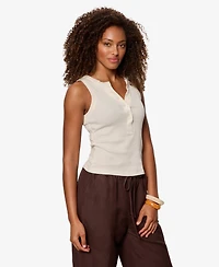 Sanctuary Women's Sleeveless V-Neck Tank Top