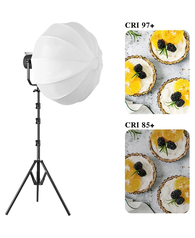 Gvm SD200D Bi-Color Led Video Lights Kit with Lantern Softbox
