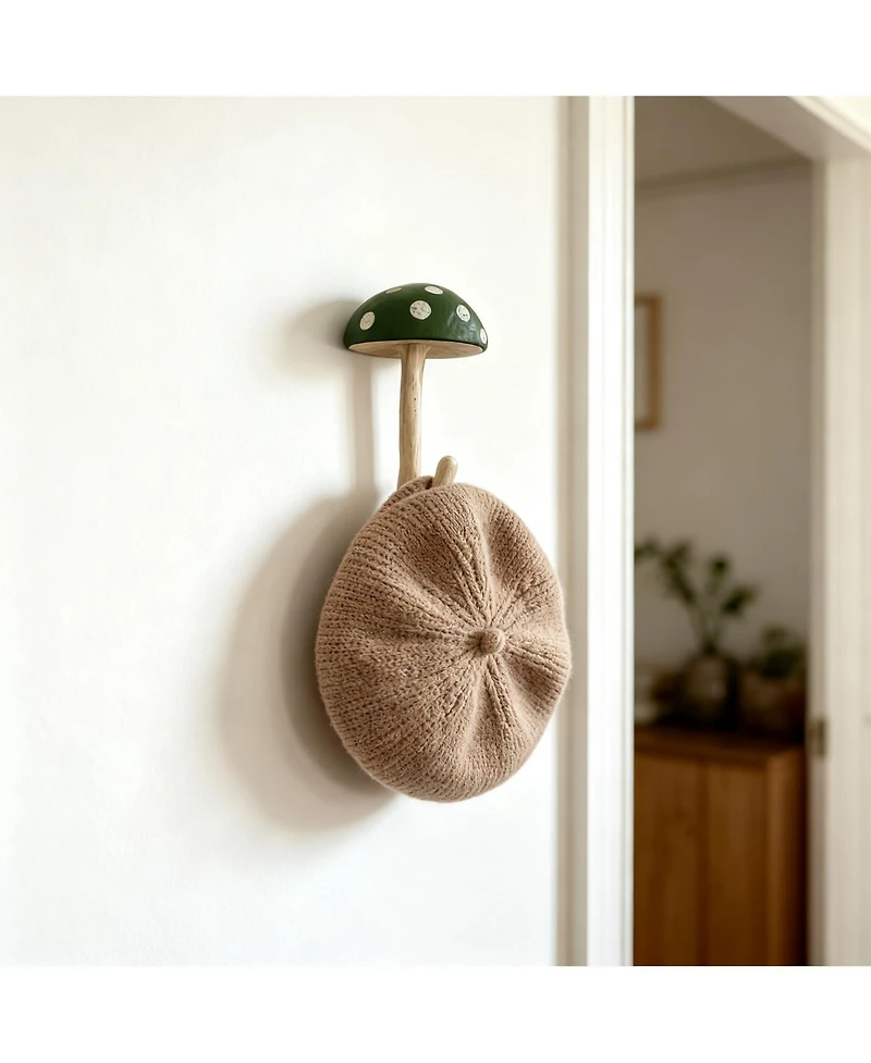 Yigii Cute Mushroom Wall Hooks for Home Decor - Kitchen, Bedroom, Bathroom