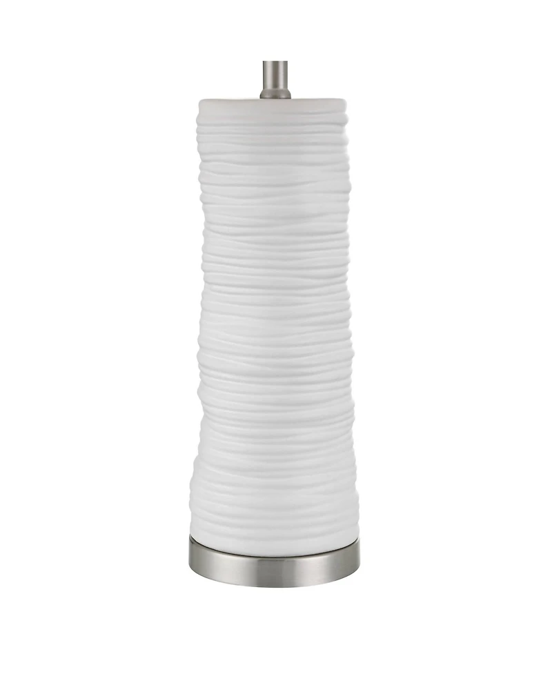 360 Lighting Contours 27 1/2" High Modern Ceramic Table Lamp Set of 2