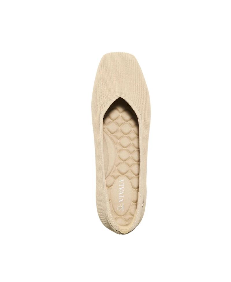 Vivaia Margot Walker Lightweight Square-Toe V-Cut Flats