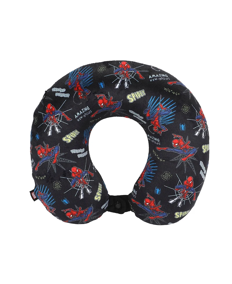 Spider-Man Mask and Character Print 3-Piece Neck Pillow Set
