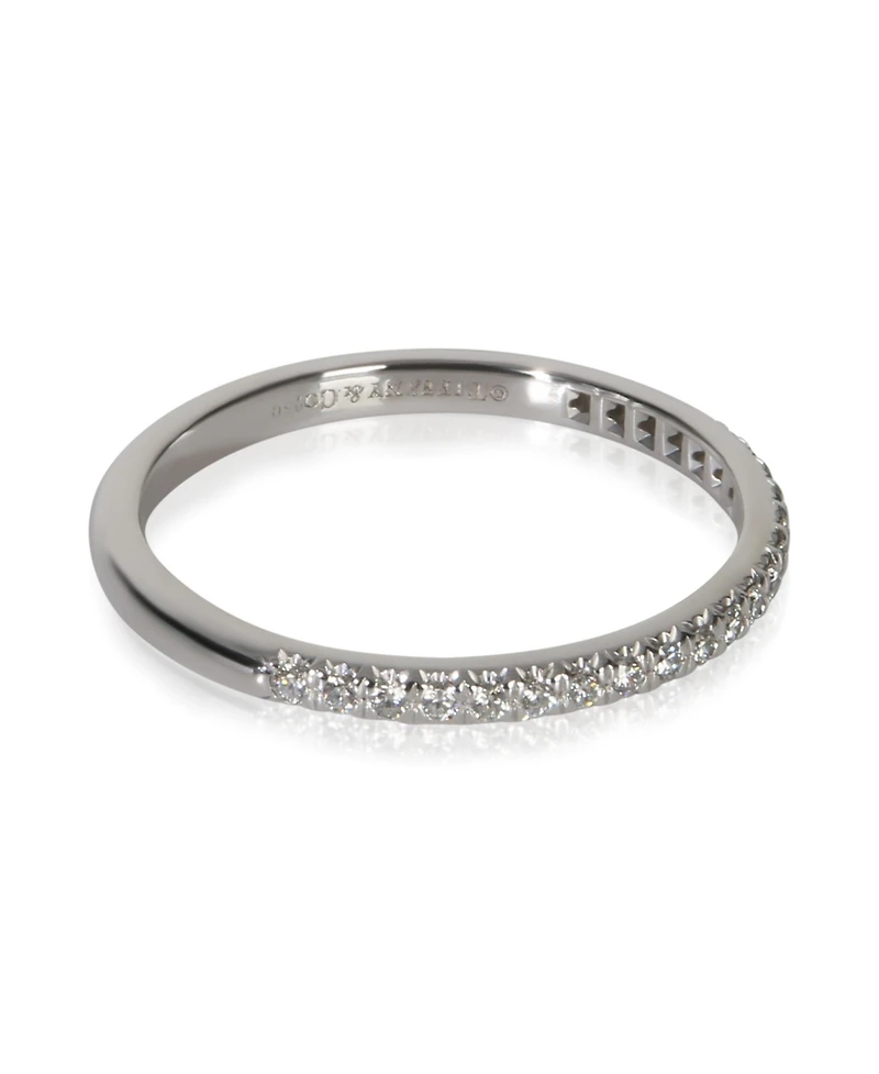 Pre-Owned Tiffany & Co Platinum Diamond Soleste Half Eternity Band