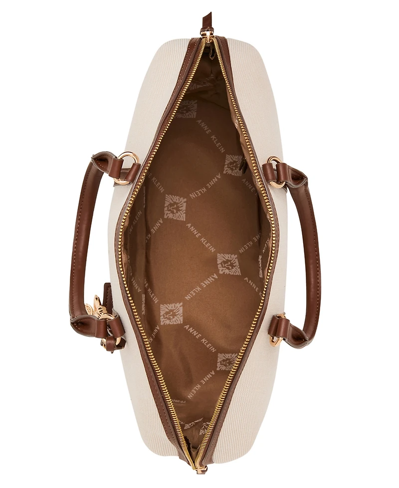 Anne Klein Bowler Medium Satchel Handbag