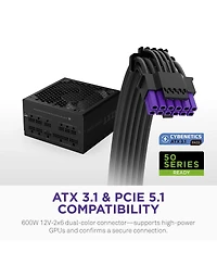 Nzxt C850 Gold Core 850W 80+ Gold Certified Fully Modular Atx 3.1 Power Supply Unit