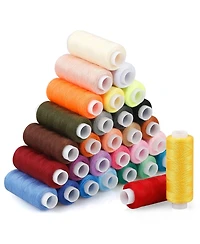 Gnuadz 30 colors Sewing Threads Kit Polyester Hand Embroidery