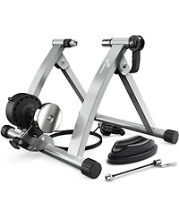 Sportneer Magnetic Bike Trainer Stand for 26–28 in and 700C Wheels, 6-Level Resistance