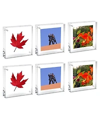 Canetti Original Magnet Frame, 2x2", Clear 6-Pack