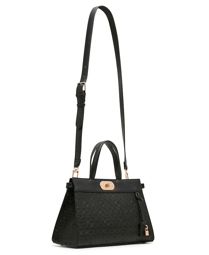 Anne Klein Embossed Medium Satchel Handbag