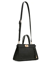 Anne Klein Embossed Medium Satchel Handbag
