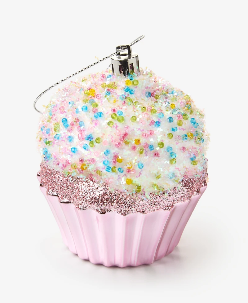 Holiday Lane Sweet Tooth Pink Cupcake Ornament, Exclusively at Macy's