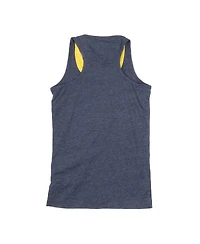 Wes & Willy Girls Preschool Navy Michigan Wolverines Racerback Tank Top