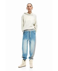 Desigual Women's Jogger denim trousers