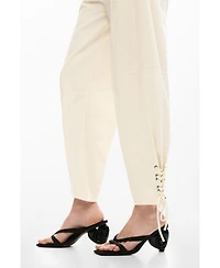 Desigual Women's Long Tie Trousers
