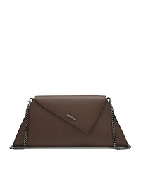 Susu Women's Saffiano Leather Envelope Clutch Purse Crossbody Shoulder Evening Bag Elegant Handbag with Chain Strap
