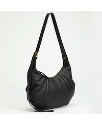 Susu Nova Leather Crescent Hobo Medium Shoulder Bag Slouchy Half-Moon Dumpling
