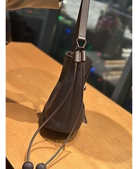 Susu Solene Leather Bucket Bag Minimalist Shoulder Crossbody Purse