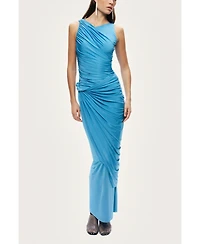 Nocturne Women's Draped Sleeveless Maxi Dress