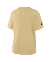 Fanatics Women's Gold Vegas Golden Knights Authentic Pro Primary T-Shirt